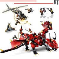 Ninja 70653 Lửa Gián Điệp Bóng Rồng Ý Tưởng Khối Xây Dựng Xếp Hình Lắp Ráp Người Lớn Bé Trai Bé Gái Đồ Chơi Trẻ Em Quà Tặng