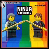 Ninja Garmadon Mô hình Lắp ráp Nhân vật Làng Lá Đồ chơi Bậc thầy Garmadon M021-M022