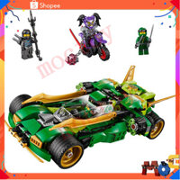 Ninja Nightcrawler MOC 70641 Khối Xây Dựng Lắp Ráp Mô Hình Đồ Trang Trí Bé Trai Đồ Chơi Trẻ Em Quà Tặng