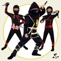 Ninja Trang Phục Cho Trẻ Em Sát Thủ Nhật Bản Samurai Chiến Binh Ưa Thích Halloween Đảng Giáng Sinh Trang Phục