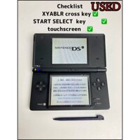 Nintendo DSi TWL-001 ( black ) With Stylus console operation check [JPANregion-locked]  Used games