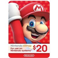 NINTENDO ESHOP PREPAID CARD US (Thẻ nạp Nintendo Eshop)