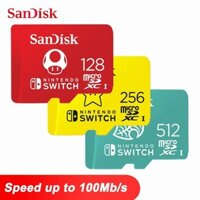 NINTENDO SANDISK Thẻ Nhớ Micro SD / TF 128GB 256GB 512GB Cho Điện Thoại