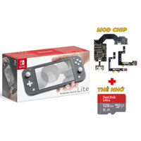 Nintendo Switch Lite Gray Mod Chip + MicroSD 128G Cũ