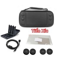 Nintendo Switch Lite kit 10 in 1 hãng Iplay : dán màn , túi đựng , bọc nút , dây usb sạc nintendo switch lite HBS-156