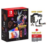 Nintendo Switch – Pokémon Scarlet & Violet Edition Mod + Micro SD 256GB – Secondhand