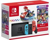 Nintendo Switch V2 Neon + Game Mario Kart 8 Deluxe + Thẻ Membership 12 tháng