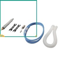 [Niso] Bút mài khí nén tốc độ cao 65000 vòng / phút Tay cầm thẳng cho nghệ thuật đá thủy tinh