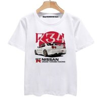 Nissan Nissan Gtr Ares Tshirt R35R34 Modified Team Shortsleeved Mens And Halfsleeved Street Rock Y017