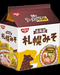 NISSIN- Mì ramen ăn liền vị miso (89g×5 gói)