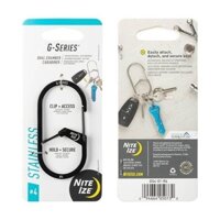 Nite Ize - GS4-01-R6 - G-Series Dual Chamber Carabiner màu đen #4