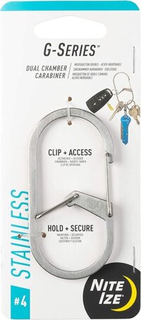 Nite Ize - GS4-11-R6 - G-Series Dual Chamber Carabiner màu trắng #4