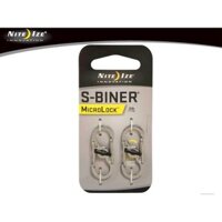 NITE IZE - MÓC KHÓA LSBM-11-2R3 - S-BINER MICROLOCK PACK 2 (THÉP KHÔNG GỈ)