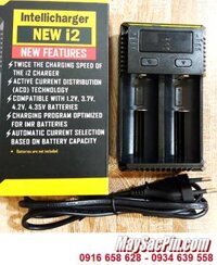 NItecore New i2, Máy sạc pin đa năng NItecore New i2-sạc được pin NiMh-NiCd-Lithium Lion
