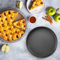 Nitrogen071 Bộ 3 Bánh Chảo Chống Dính Vòng Springform Có Đáy Thể Tháo Rời Dụng Cụ Nướng Cho Phô Mai Pizza