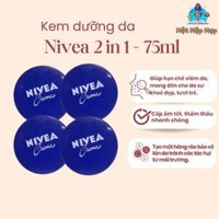Nivea Cream Kem Dưỡng Cấp Ẩm Chống Nẻ Body Đa Năng 75ml 2 in 1 Xanh Từ Đức