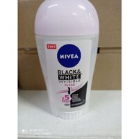 Nivea Lăn khử mùi  Invisible For Black & White Clear 40 ml