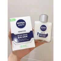 Nivea Men After Shave Balsam Sensitive Cool dưỡng da & chống kích ứng da sau khi cạo râu, 100 ml