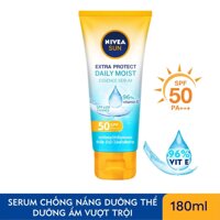 Nivea Tinh Chất Chống Nắng Nivea Dưỡng Ẩm Vượt Trội Daily Moist Spf50 Pa+++ 180ml