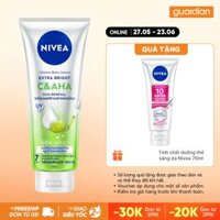 Nivea Tinh Chất Dưỡng Thể Nivea Vitamin Body Serum Extra Bright C & Aha 300ml