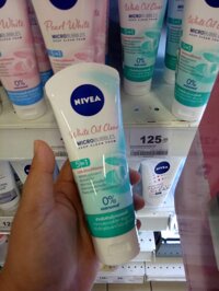 Nivea White Oil Clear Micro Bubbles Deep Clean Foam 100 g.