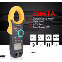 NJTY 3266TA Digital Clamp Meter Đồng hồ đo vạn năng Dòng điện AC NCV Máy đo điện áp AC / DC Amp Volt Ohm Đồng hồ đo điện