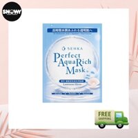 (NK Chính Hãng) Combo 7 miếng mặt Nạ Cấp Ẩm Dưỡng Trắng Senka Perfect - Luminous Moist Mask 25ml