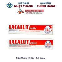 (NK Chính hãng) Lacalut Aktiv - Kem Đánh Răng Chống Tụt Lợi, Viêm Nướu, Chảy Máu Chân Răng | Nhập khẩu CHLB Đức