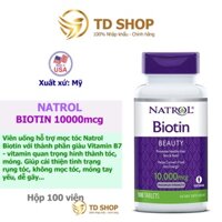 [NK Mỹ] Biotin 10000 Mcg 100 Viên Của Mỹ Biotin 10.000 mcg - TD Shop