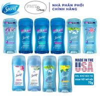 (NK Mỹ) Lăn khử mùi Secret Clear Gel / Sáp 73g Lavender Completely Clean Unscented Protecting Powder Waterlily Vanilla