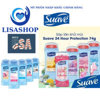 (NK Mỹ) Lăn sáp khử mùi nữ Suave 74g Powder Sweet pea & violet Everlasting Sunshine Tropical Paradise Fresh USA