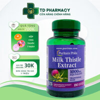 [NK Mỹ] Viên uống tăng cường chức năng gan Milk Thistle Extract 1000mg 180 viên Puritan’s Pride - TD Shop