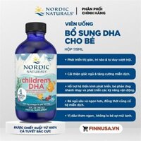 NK - Siro bổ sung cho bé Nordic Naturals Children's DHA, Strawberry 4Oz 119ml