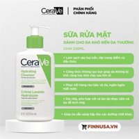 NK - Sữa rửa mặt Cerave Hydrating Facial Cleanser for Dry to Normal Skin 8Oz 236ml