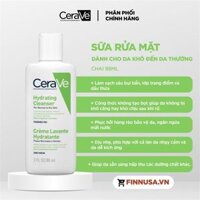 NK - Sữa rửa mặt Cerave Hydrating Facial Cleanser for Dry to Normal Skin 3Oz 88ml