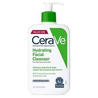 NK - Sữa rửa mặt Cerave Hydrating Facial Cleanser for Dry to Normal Skin 16Oz 473ml