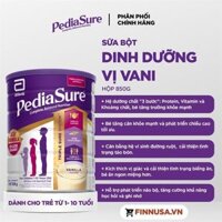 NK - Sữa Úc Pediasure Vanilla Kid Approved cho bé từ 1-10 tuổi 850gr