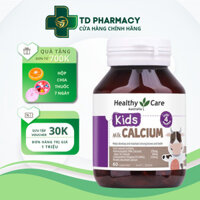 [NK Úc] Viên uống canxi sữa Healthy Care Milk Calcium cho bé 60v - TD Shop