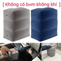 [no Air pump] Gối Kê Chân Bơm Hơi Di Động Có Thể Điều Chỉnh Chiều Cao Thiết Kế Gấp Lại Được Dùng Khi Đi Du Lịch / Máy Bay / Xe Hơi / Văn Phòng / Nhà Ở