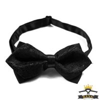 Nơ cài áo vest nam KING chú rể vải lụa silk phi bóng cao cấp giá rẻ X32 - Mẫu 2