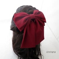 Nơ cài tóc bản to