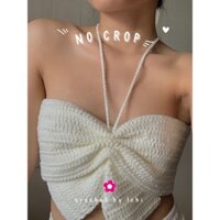Nơ Crochet Crop - Áo móc len - Ichi.sg
