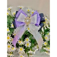 Nơ gắn lightstick handmade, theo yêu cầu có thun buộc