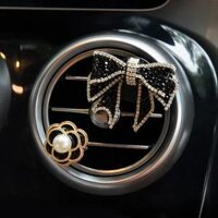 Nơ Kim Cương Hoa Máy Làm Mát Không Khí Bộ Xông Phòng Kẹp Chắc Chắn Máy Khuếch Tán Tinh Dầu Tự Động Phụ Kiện Hương Thơm Đại Dương Nhựa + Chất Liệu Hợp Kim