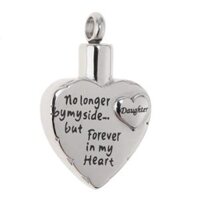 No Longer  But Forever in  Urn Cremation Pendant Jewelry - Daughter