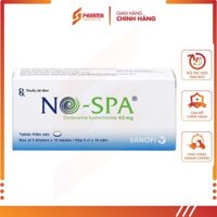 NO-SPA (DROTAVERIN) – chống co thắt – SONOFI [Pháp] – 1 viên