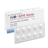 NO SPA Forte 80mg chống co thắt cơ trơn 2 vỉ x 10 viên