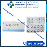 No-Spa (Hộp 5 vỉ x 10 viên) – Thuốc giảm đau, giảm co thắt
