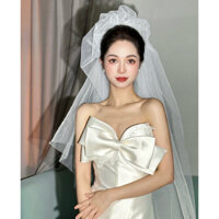 Nơ tạo kiểu váy cưới