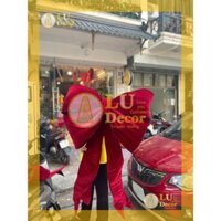 Nơ vải nhung trang trí giáng sinh, tết, decor nhà cửa xinh xắn l LU Decor